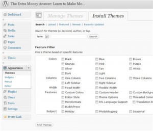Install Themes in WordPress