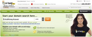 Register a domain with GoDaddy
