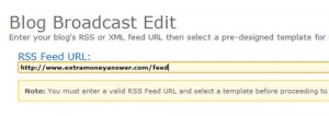 RSS feed url